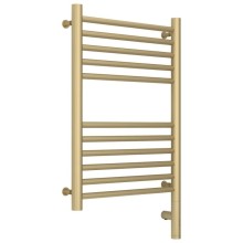 Полотенцесушитель электрический 600х400 шампань матовая МЭМ правый, перемычка прямая Сунержа Богема 3.0 022-5805-6040