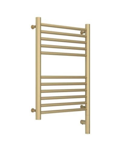 Полотенцесушитель электрический 600х400 шампань матовая МЭМ правый, перемычка прямая Сунержа Богема 3.0 022-5805-6040