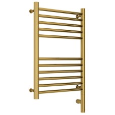 Полотенцесушитель электрический 600х400 золотой МЭМ правый, перемычка прямая Сунержа Богема 3.0 03-5805-6040