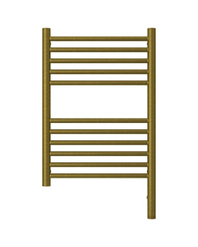 Полотенцесушитель электрический 600х400 состаренная бронза МЭМ правый, перемычка прямая Сунержа Богема 3.0 05-5805-6040