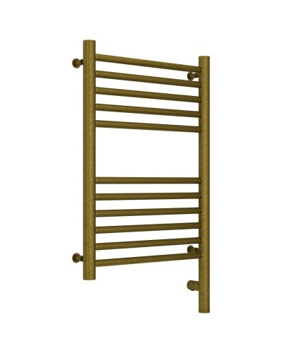 Полотенцесушитель электрический 600х400 состаренная бронза МЭМ правый, перемычка прямая Сунержа Богема 3.0 05-5805-6040