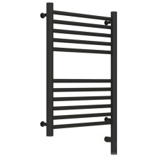 Полотенцесушитель электрический 600х400 темный титан муар МЭМ правый, перемычка прямая Сунержа Богема 3.0 15-5805-6040