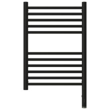 Полотенцесушитель электрический 600х400 черный матовый МЭМ правый, перемычка прямая Сунержа Богема 3.0 31-5805-6040