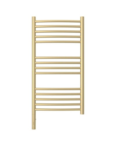 Полотенцесушитель электрический 800х400 шампань матовая МЭМ левый, перемычка выгнутая Сунержа Богема 3.0 022-5802-8040