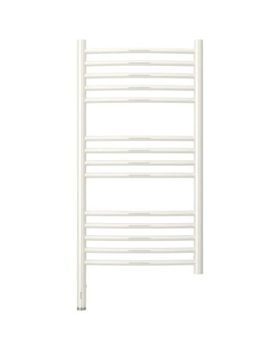 Полотенцесушитель электрический 800х400 белый глянец МЭМ левый, перемычка выгнутая Сунержа Богема 3.0 12-5802-8040