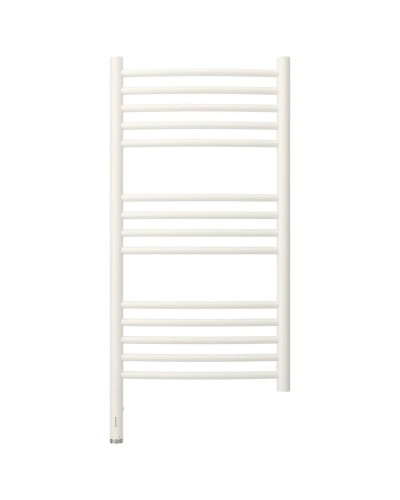 Полотенцесушитель электрический 800х400 белый матовый МЭМ левый, перемычка выгнутая Сунержа Богема 3.0 30-5802-8040