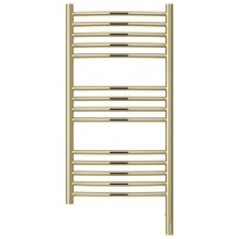 Полотенцесушитель электрический 800х400 шампань МЭМ правый, перемычка выгнутая Сунержа Богема 3.0 020-5803-8040