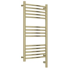 Полотенцесушитель электрический 800х400 шампань МЭМ правый, перемычка выгнутая Сунержа Богема 3.0 020-5803-8040