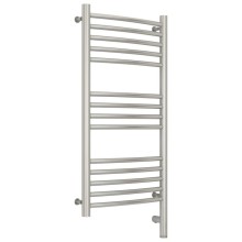 Полотенцесушитель электрический 800х400 сатин МЭМ правый, перемычка выгнутая Сунержа Богема 3.0 071-5803-8040