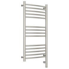 Полотенцесушитель электрический 800х400 сатин МЭМ правый, перемычка выгнутая Сунержа Богема 3.0 071-5803-8040