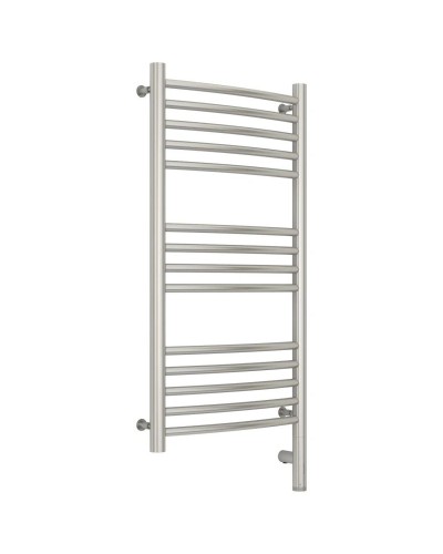 Полотенцесушитель электрический 800х400 сатин МЭМ правый, перемычка выгнутая Сунержа Богема 3.0 071-5803-8040