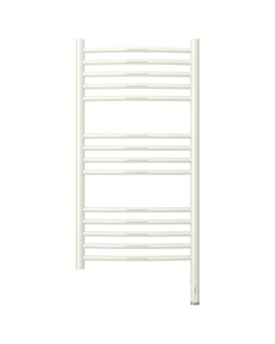 Полотенцесушитель электрический 800х400 белый глянец МЭМ правый, перемычка выгнутая Сунержа Богема 3.0 12-5803-8040