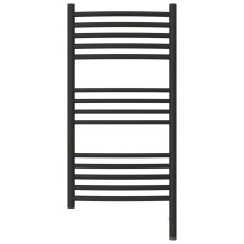 Полотенцесушитель электрический 800х400 темный титан муар МЭМ правый, перемычка выгнутая Сунержа Богема 3.0 15-5803-8040