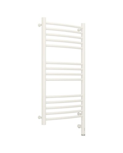 Полотенцесушитель электрический 800х400 белый матовый МЭМ правый, перемычка выгнутая Сунержа Богема 3.0 30-5803-8040