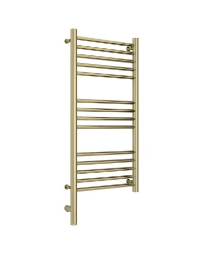 Полотенцесушитель электрический 800х400 шампань МЭМ левый, перемычка прямая Сунержа Богема 3.0 020-5804-8040