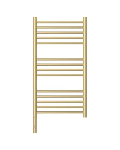 Полотенцесушитель электрический 800х400 шампань матовая МЭМ левый, перемычка прямая Сунержа Богема 3.0 022-5804-8040