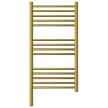 Полотенцесушитель электрический 800х400 состаренная латунь МЭМ левый, перемычка прямая Сунержа Богема 3.0 051-5804-8040