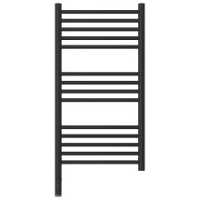 Полотенцесушитель электрический 800х400 темный титан муар МЭМ левый, перемычка прямая Сунержа Богема 3.0 15-5804-8040