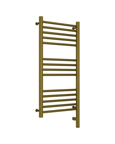 Полотенцесушитель электрический 800х400 состаренная бронза МЭМ правый, перемычка прямая Сунержа Богема 3.0 05-5805-8040