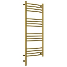 Полотенцесушитель электрический 1000х400 состаренная латунь МЭМ левый, перемычка выгнутая Сунержа Богема 3.0 051-5802-1040