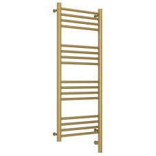 Полотенцесушитель электрический 1000х400 золотой матовый МЭМ правый, перемычка прямая Сунержа Богема 3.0 032-5805-1040