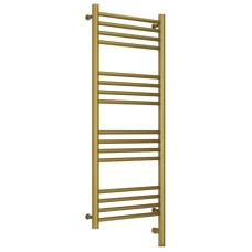 Полотенцесушитель электрический 1000х400 состаренная латунь МЭМ правый, перемычка прямая Сунержа Богема 3.0 051-5805-1040