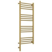 Полотенцесушитель электрический 1000х400 золотой матовый МЭМ левый, перемычка прямая Сунержа Богема 3.0 032-5804-1040