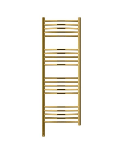 Полотенцесушитель электрический 1200х400 золотой МЭМ левый, перемычка выгнутая Сунержа Богема 3.0 03-5802-1240