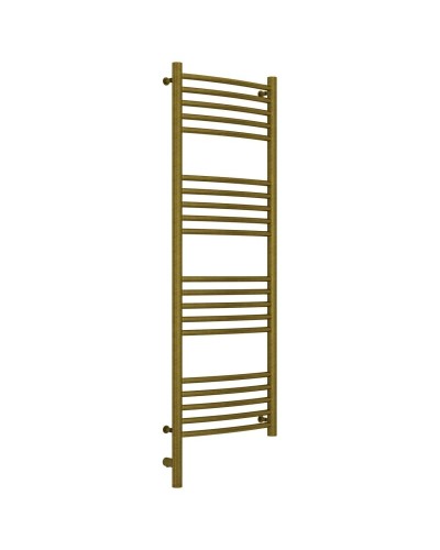 Полотенцесушитель электрический 1200х400 состаренная бронза МЭМ левый, перемычка выгнутая Сунержа Богема 3.0 05-5802-1240