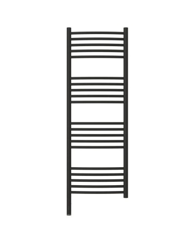 Полотенцесушитель электрический 1200х400 темный титан муар МЭМ левый, перемычка выгнутая Сунержа Богема 3.0 15-5802-1240