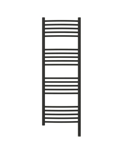 Полотенцесушитель электрический 1200х400 темный титан муар МЭМ правый, перемычка выгнутая Сунержа Богема 3.0 15-5803-1240