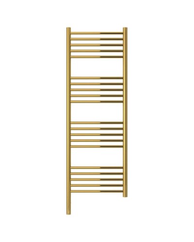 Полотенцесушитель электрический 1200х400 золотой МЭМ левый, перемычка прямая Сунержа Богема 3.0 03-5804-1240