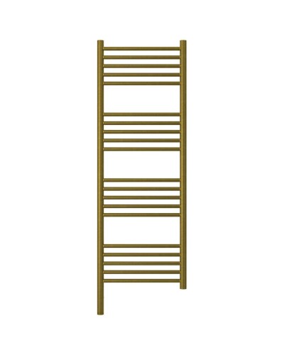 Полотенцесушитель электрический 1200х400 состаренная бронза МЭМ левый, перемычка прямая Сунержа Богема 3.0 05-5804-1240