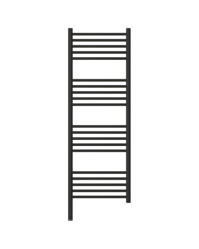 Полотенцесушитель электрический 1200х400 темный титан муар МЭМ левый, перемычка прямая Сунержа Богема 3.0 15-5804-1240