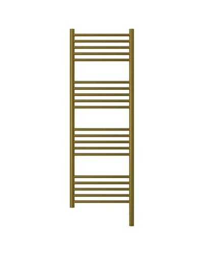 Полотенцесушитель электрический 1200х400 состаренная бронза МЭМ правый, перемычка прямая Сунержа Богема 3.0 05-5805-1240