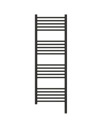 Полотенцесушитель электрический 1200х400 темный титан муар МЭМ правый, перемычка прямая Сунержа Богема 3.0 15-5805-1240