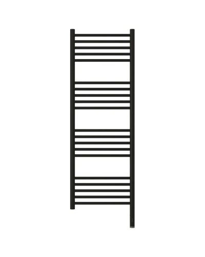 Полотенцесушитель электрический 1200х400 черный матовый МЭМ правый, перемычка прямая Сунержа Богема 3.0 31-5805-1240