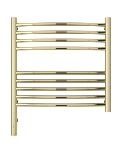 Полотенцесушитель электрический 500х500 шампань МЭМ левый, перемычка выгнутая Сунержа Богема 3.0 020-5802-5050