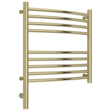 Полотенцесушитель электрический 500х500 шампань МЭМ левый, перемычка выгнутая Сунержа Богема 3.0 020-5802-5050