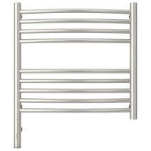 Полотенцесушитель электрический 500х500 сатин МЭМ левый, перемычка выгнутая Сунержа Богема 3.0 071-5802-5050