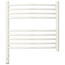 Полотенцесушитель электрический 500х500 белый глянец МЭМ левый, перемычка выгнутая Сунержа Богема 3.0 12-5802-5050