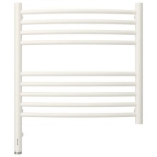 Полотенцесушитель электрический 500х500 белый матовый МЭМ левый, перемычка выгнутая Сунержа Богема 3.0 30-5802-5050