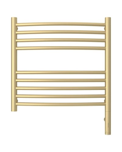 Полотенцесушитель электрический 500х500 шампань матовая МЭМ правый, перемычка выгнутая Сунержа Богема 3.0 022-5803-5050