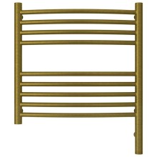 Полотенцесушитель электрический 500х500 состаренная бронза МЭМ правый, перемычка выгнутая Сунержа Богема 3.0 05-5803-5050