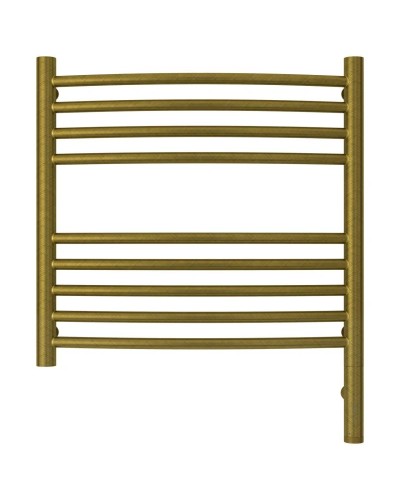 Полотенцесушитель электрический 500х500 состаренная бронза МЭМ правый, перемычка выгнутая Сунержа Богема 3.0 05-5803-5050