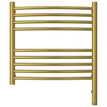 Полотенцесушитель электрический 500х500 состаренная латунь МЭМ правый, перемычка выгнутая Сунержа Богема 3.0 051-5803-5050