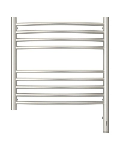 Полотенцесушитель электрический 500х500 сатин МЭМ правый, перемычка выгнутая Сунержа Богема 3.0 071-5803-5050