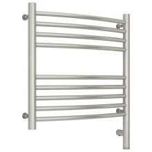 Полотенцесушитель электрический 500х500 сатин МЭМ правый, перемычка выгнутая Сунержа Богема 3.0 071-5803-5050