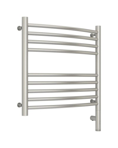 Полотенцесушитель электрический 500х500 сатин МЭМ правый, перемычка выгнутая Сунержа Богема 3.0 071-5803-5050