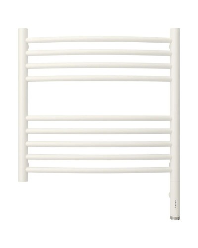 Полотенцесушитель электрический 500х500 белый матовый МЭМ правый, перемычка выгнутая Сунержа Богема 3.0 30-5803-5050